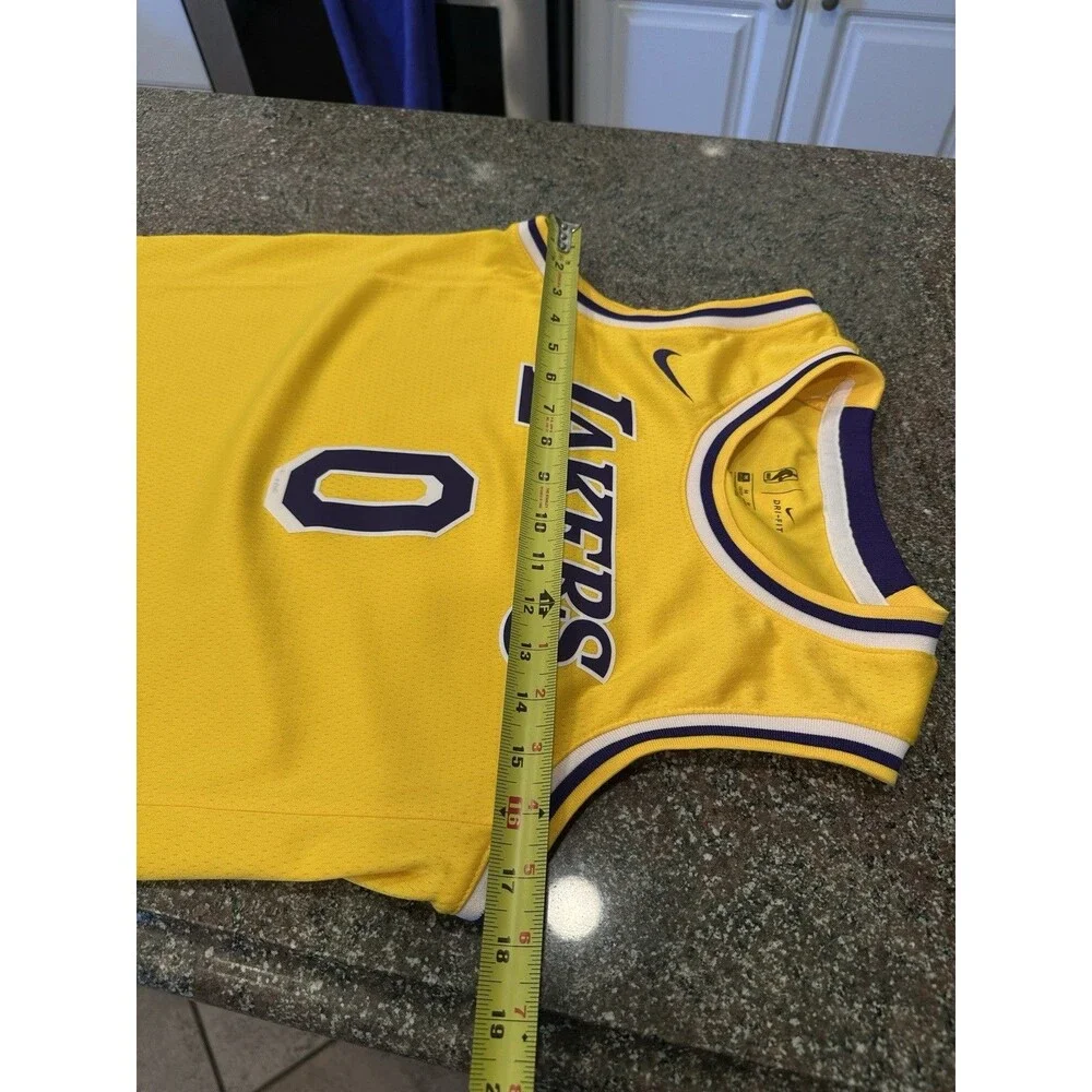 Nike Kyle Kuzma #0 Los Angeles Lakers Gold‎ Nike Lore Series NBA Jersey Youth M